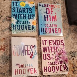 Colleen Hoover It Ends With Us It Starts With Us Confess Reminds Of Him Bundle